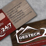 Cartes Construction Gesteck