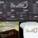 Menu & objets promo Sainte décadence