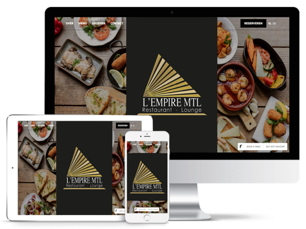 Conception site web Empire Montréal