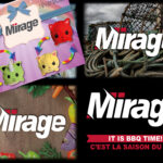 Étiquette de présentoir Mirage